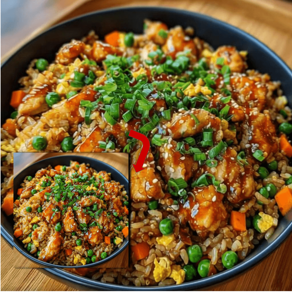 Bang Bang Chicken Fried Rice Recipe - Sweet & Spicy Dinner