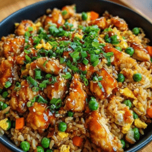 Bang Bang Chicken Fried Rice Recipe - Sweet & Spicy Dinner
