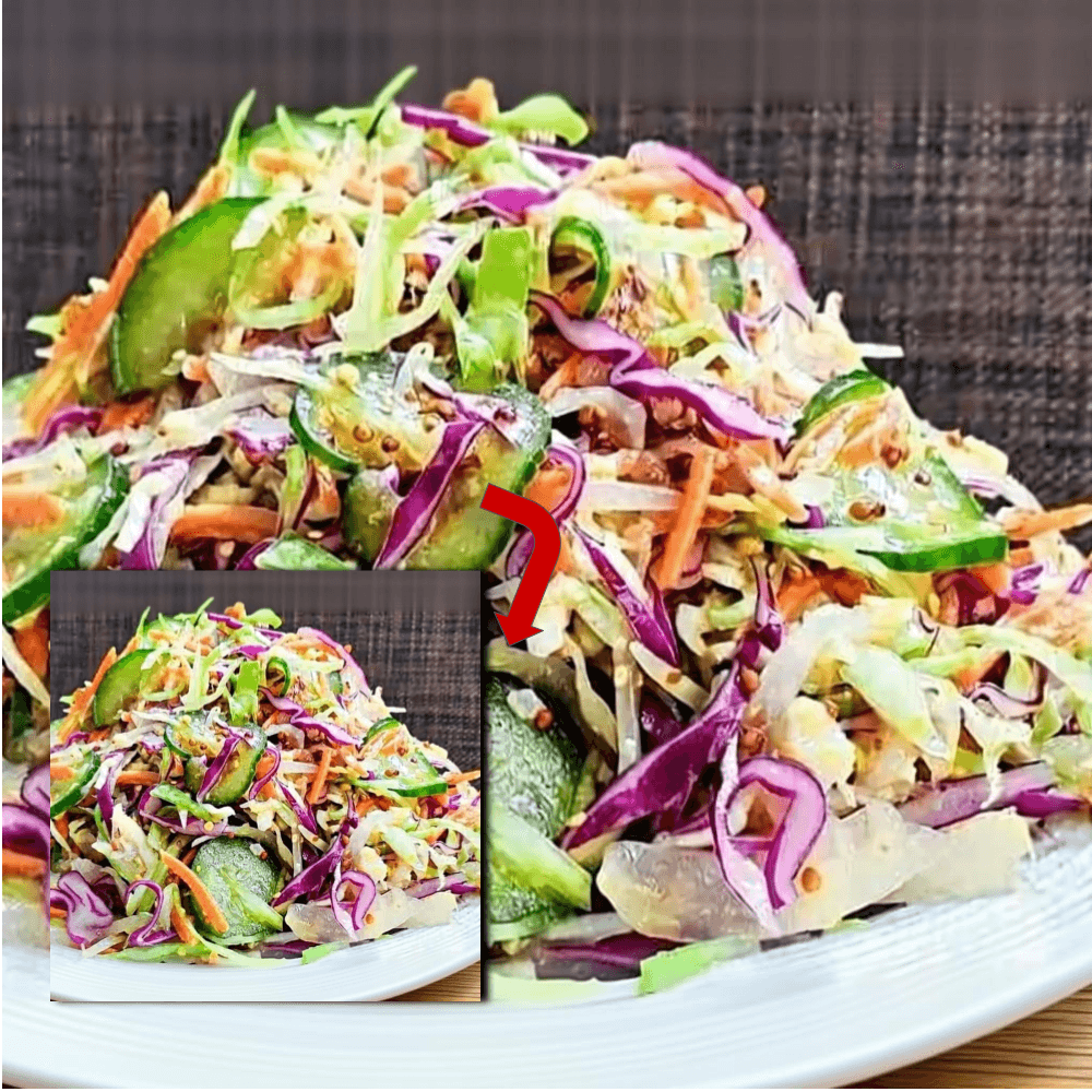 Fat Burning Cabbage Salad for Belly Fat: The Viral Recipe