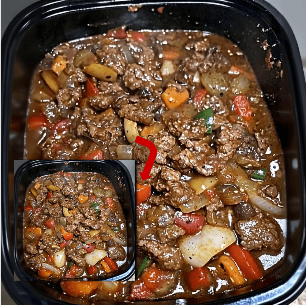 Ground Beef and Vegetable Stew: Easy Crockpot Recipe