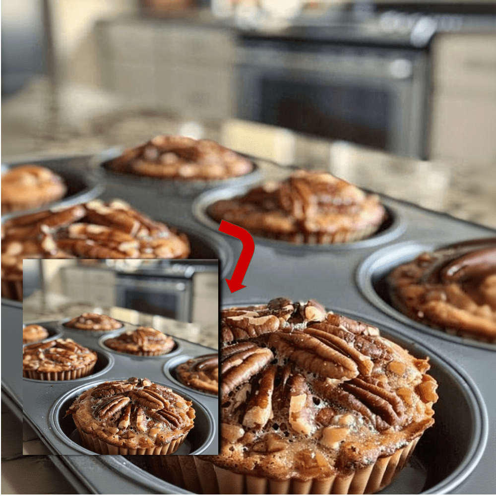 Best Pecan Muffins Recipe - Moist, Fluffy & Glazed