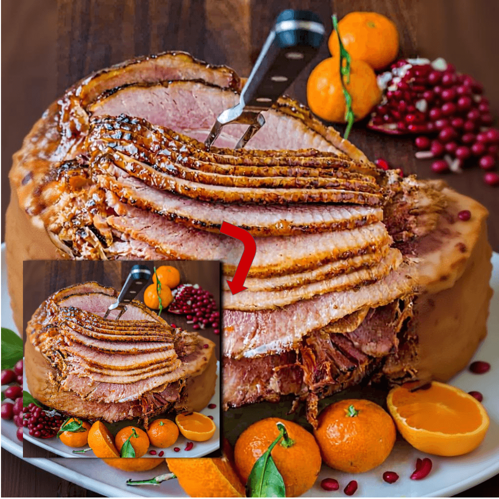 Juicy Baked Beef Recipe with Pomegranate Citrus Glaze