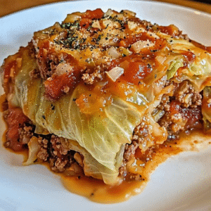 Cheesy Cabbage Roll Casserole Recipe | Easy & Comforting