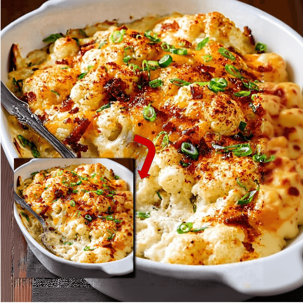 Caramelized Onion Beef Cauliflower Bake Recipe (Low Carb)
