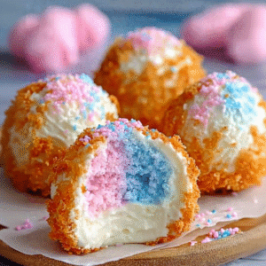 Cotton Candy Cheesecake Bombs: Crispy No-Bake Recipe