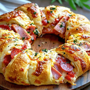 Crescent Roll Beef Ring Recipe: Easy Cheesy Appetizer