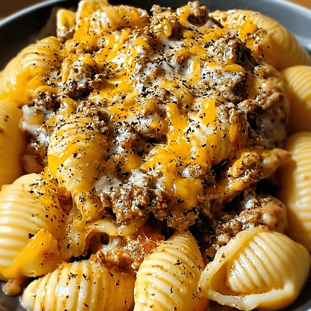 Crockpot Cheesy Ranch Beef Pasta - Creamy & Easy Dinner