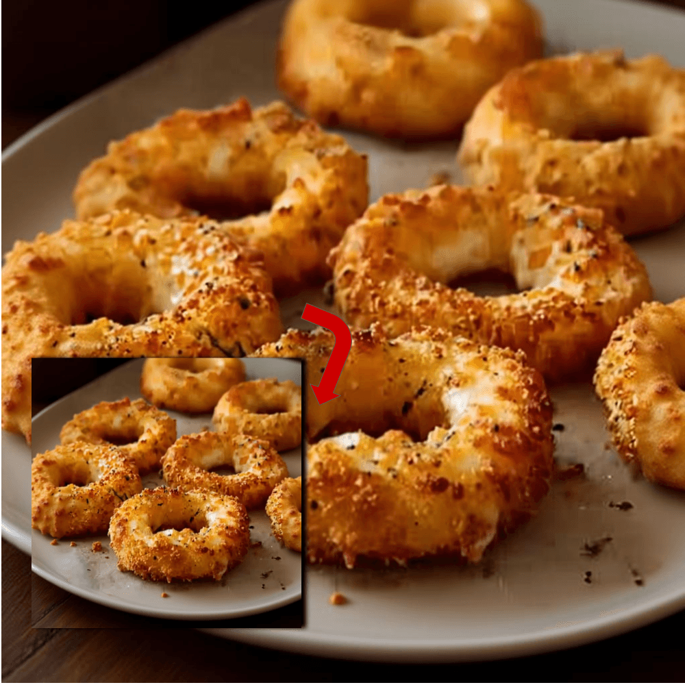 Crispy Fried Cheese Rings Recipe - Best Party Appetizer