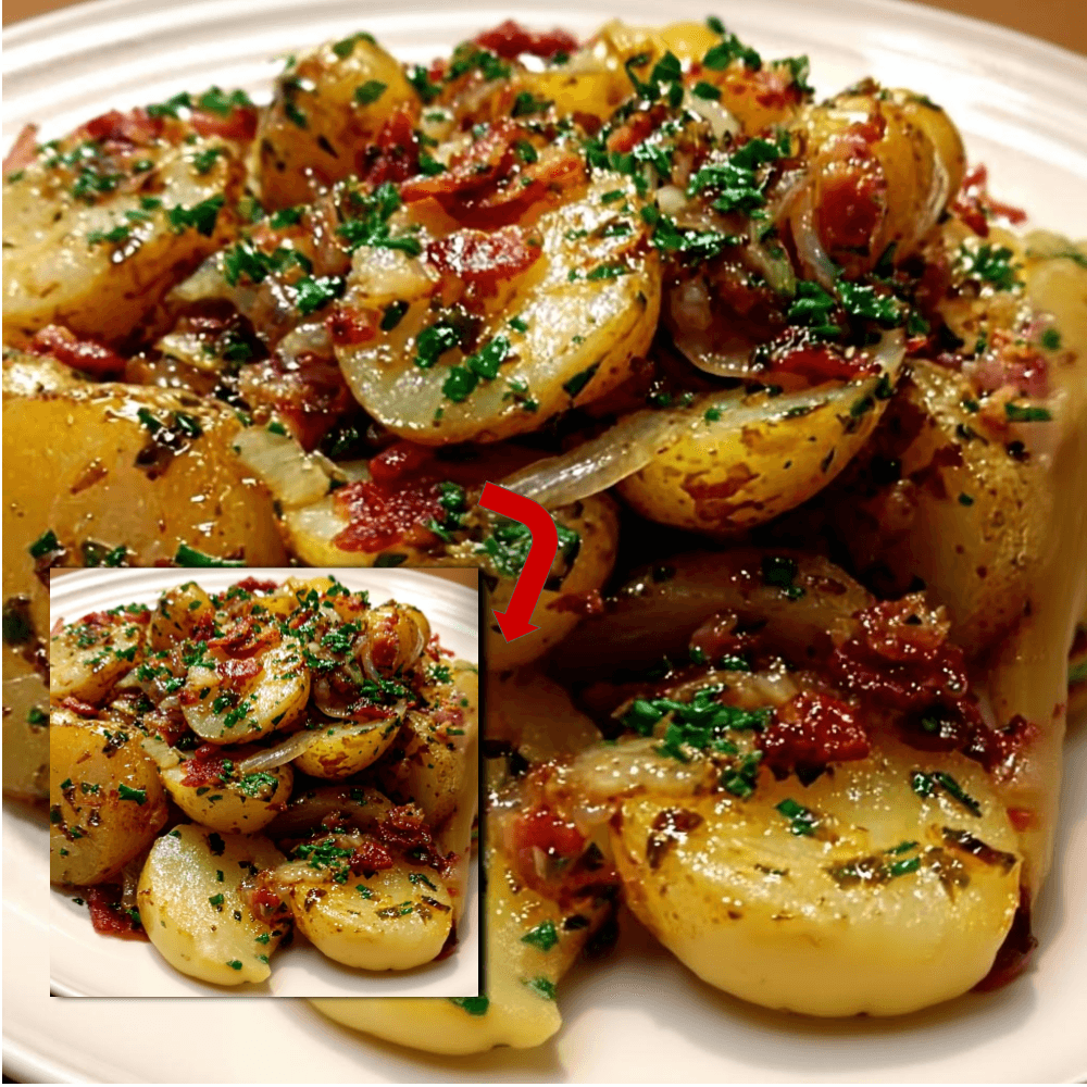 German Potato Salad Beef Recipe: Warm, Tangy & Crispy
