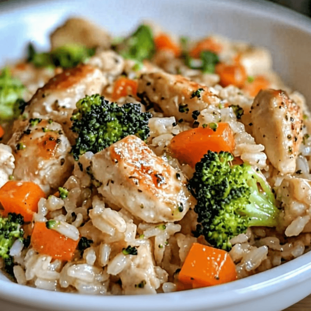 Healthy Chicken Rice Casserole Recipe (No Canned Soup!)