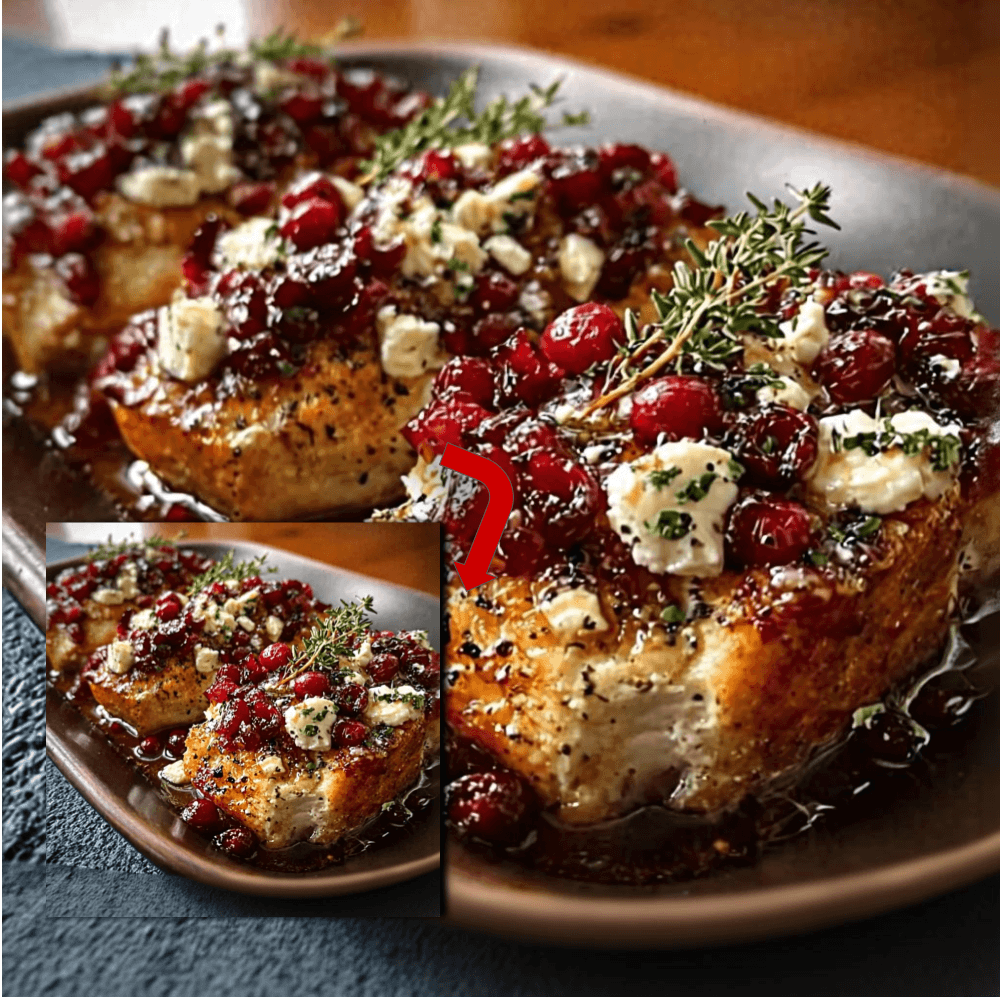 Honey Cranberry Chicken Bake: Cheesy Sourdough Pull-Apart Recipe