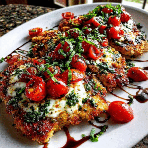 Italian Basil Chicken Cutlets Recipe | Crispy Caprese Style