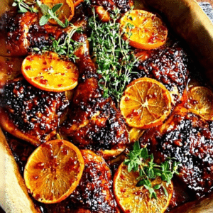 Maple Orange Glazed Chicken: Sweet & Savory Dinner