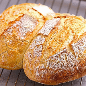 No-Knead Pot Bread: Easy Crusty Loaf Recipe