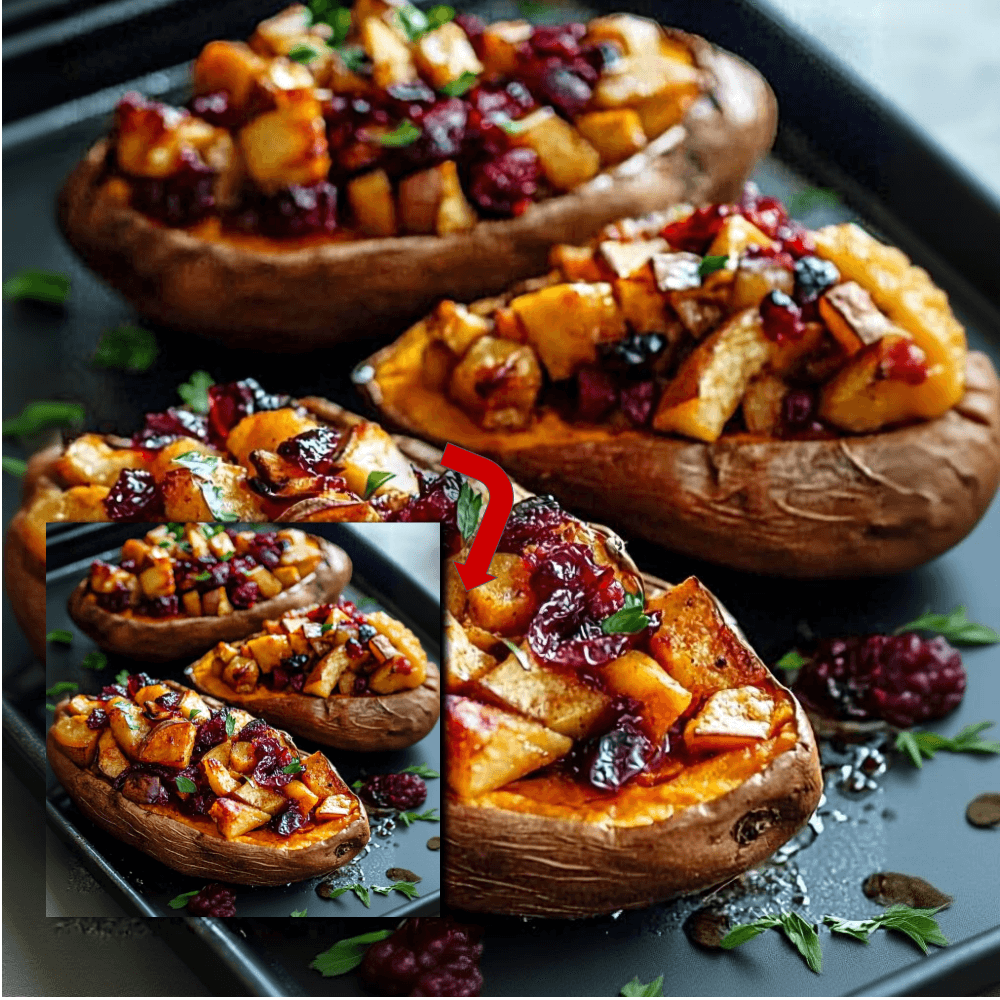Roasted Sweet Potatoes Apple Cranberry: A Cozy Fall Recipe