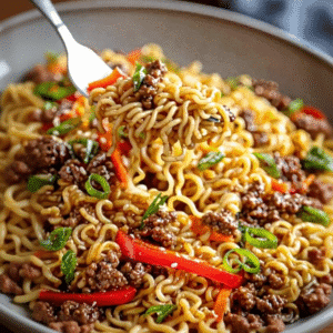 Slow Cooker Beef Ramen: Easy Crockpot Noodle Recipe