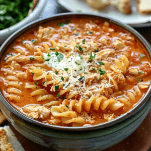 Slow Cooker Chicken Parmesan Soup: Creamy & Hearty