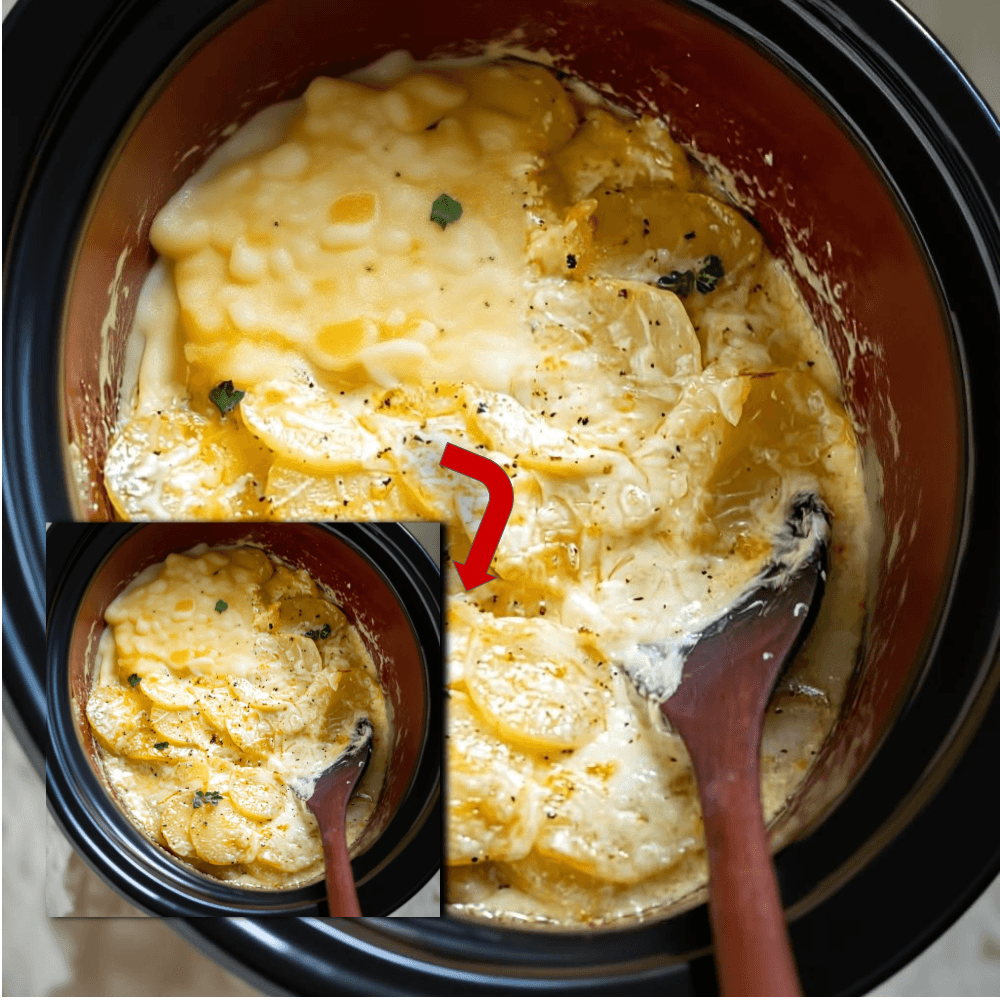 Slow Cooker Scalloped Potatoes Recipe: Cheesy & Creamy