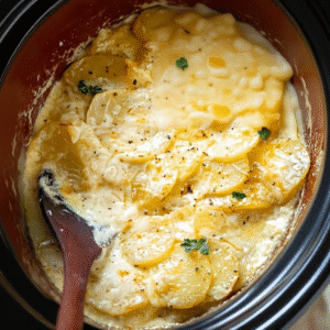 Slow Cooker Scalloped Potatoes Recipe: Cheesy & Creamy