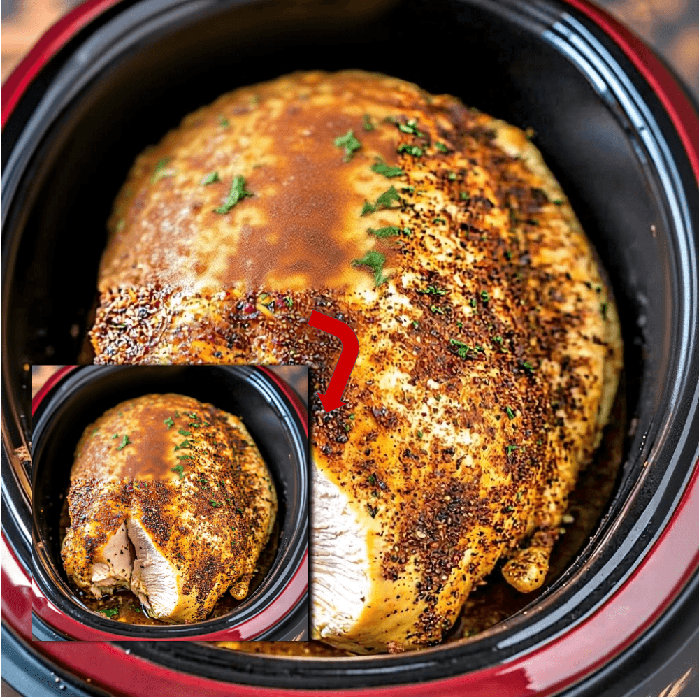 Juicy Slow Cooker Turkey Breast Recipe (Easy & Moist)