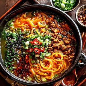 Spicy Sweet Potato Noodle Soup Chicken Recipe