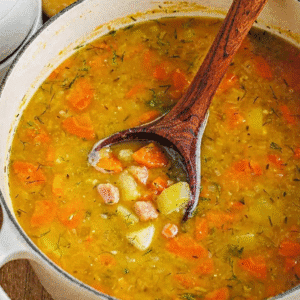 Hearty Beef Split Pea Soup Recipe | Cozy Winter Comfort Food