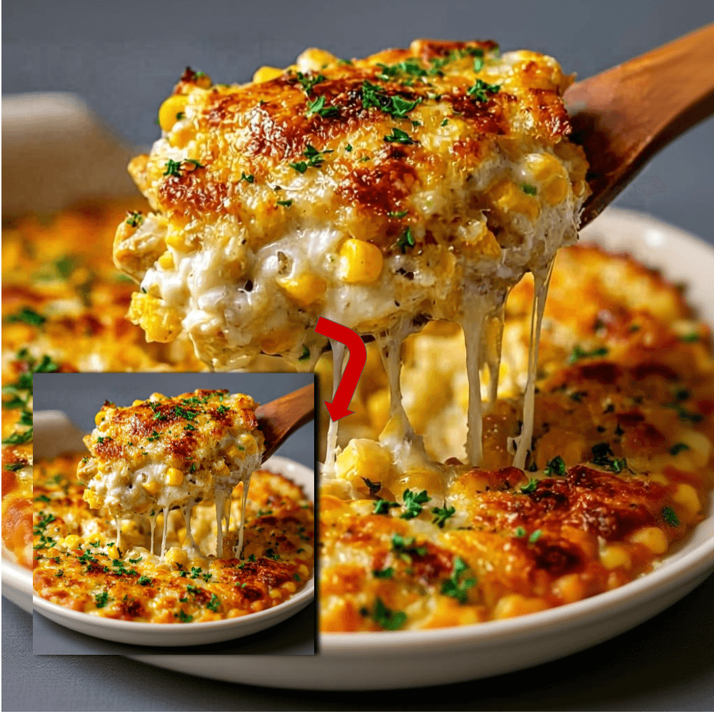 Street Corn Chicken Casserole: Easy Cheesy Elote Bake
