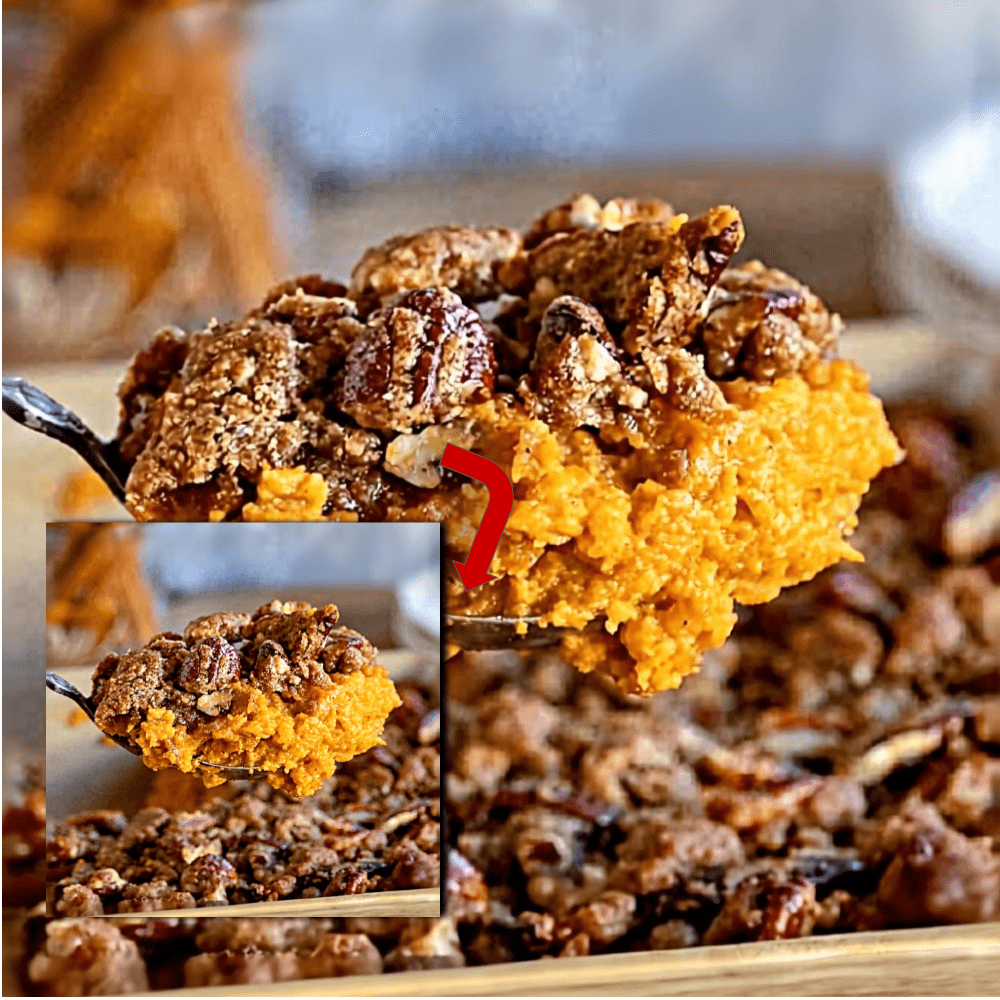 Sweet Potato Casserole with Pecan Topping (Best Holiday Side)