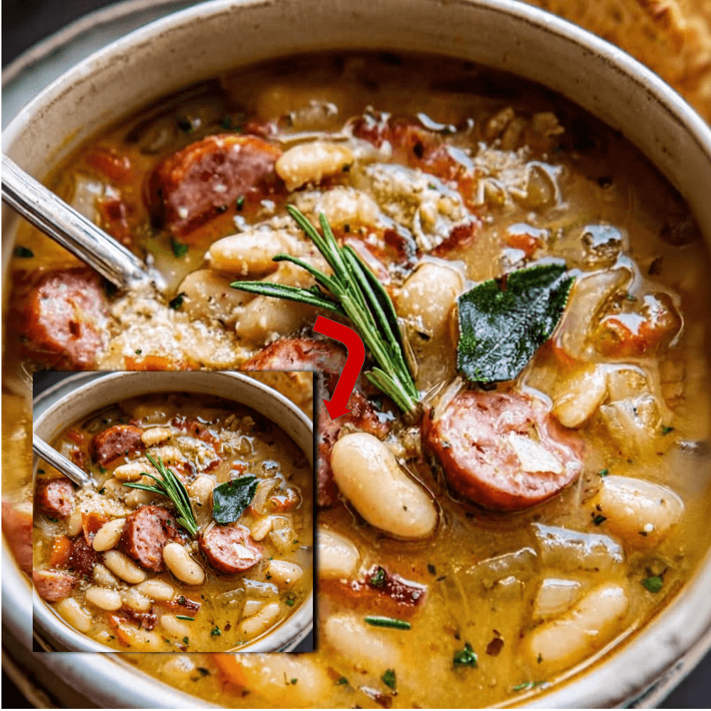 Tuscan Bean Soup Recipe: Hearty Beef Sausage & Cannellini Stew
