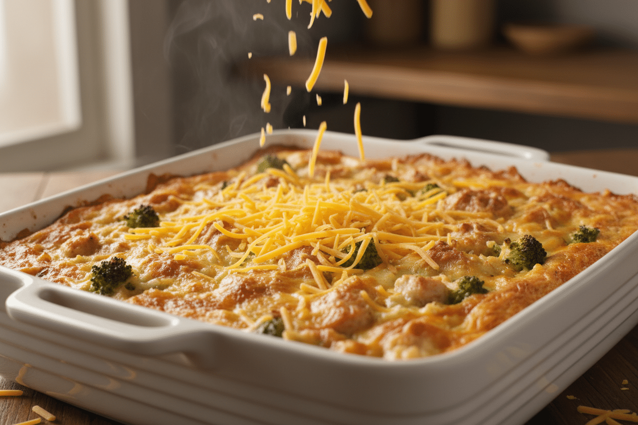 Cheesy Broccoli Chicken and Rice Casserole preparation step 2
