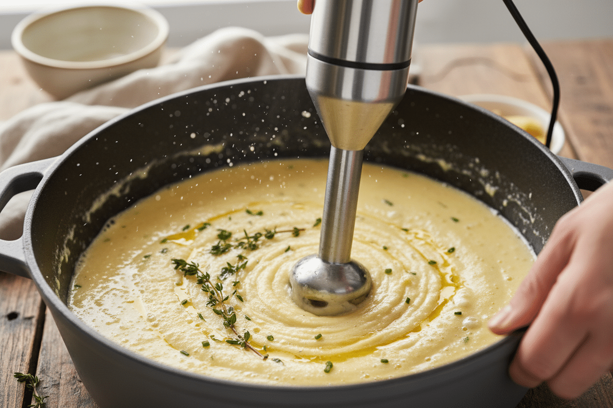 Easy Chive and Potato Soup preparation step 2