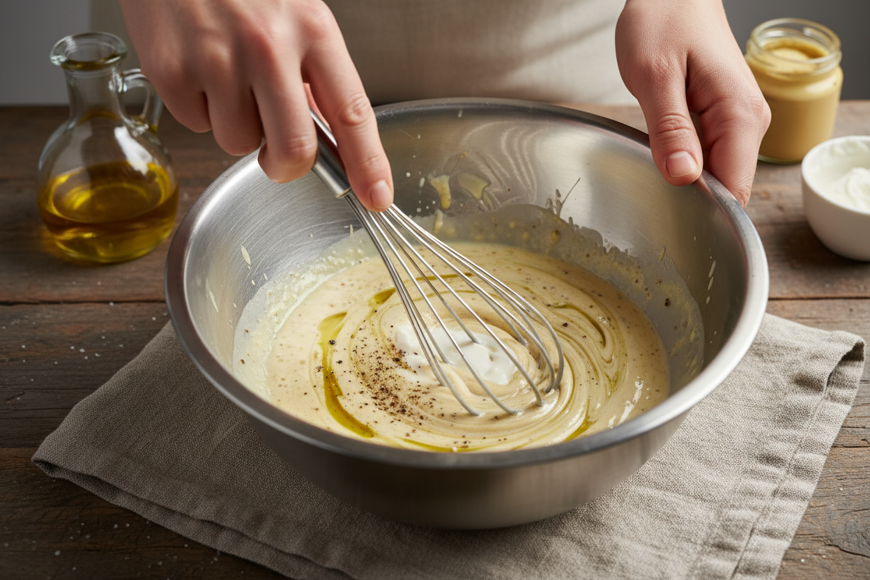French Style Potato and Green Bean Salad preparation step 2