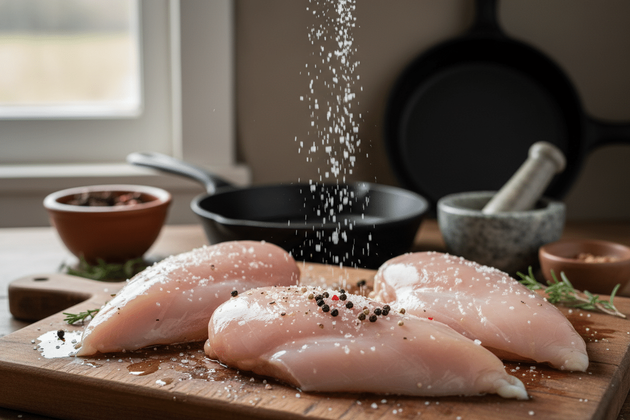 Juicy 30-Minute Chicken Pesto preparation step 1