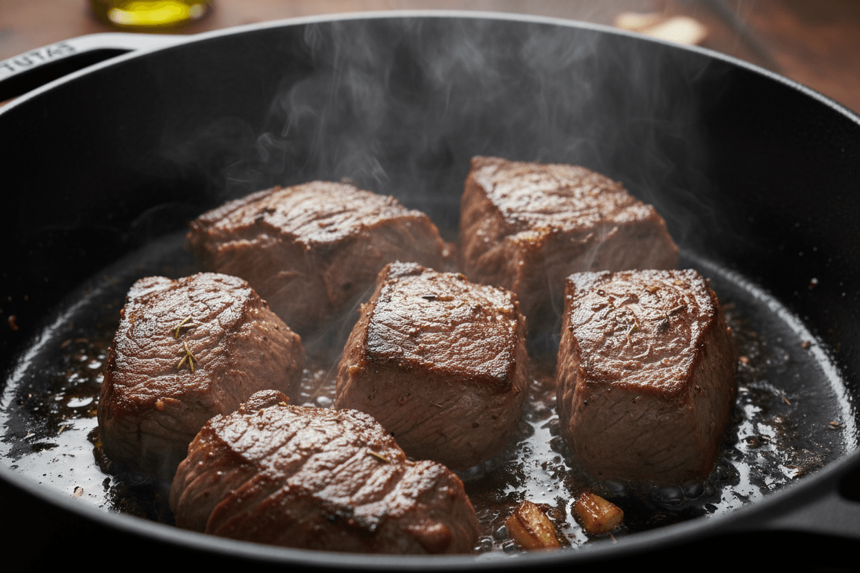Melt-In-Your-Mouth Slow-Braised Beef with Mushrooms and Carrots preparation step 1
