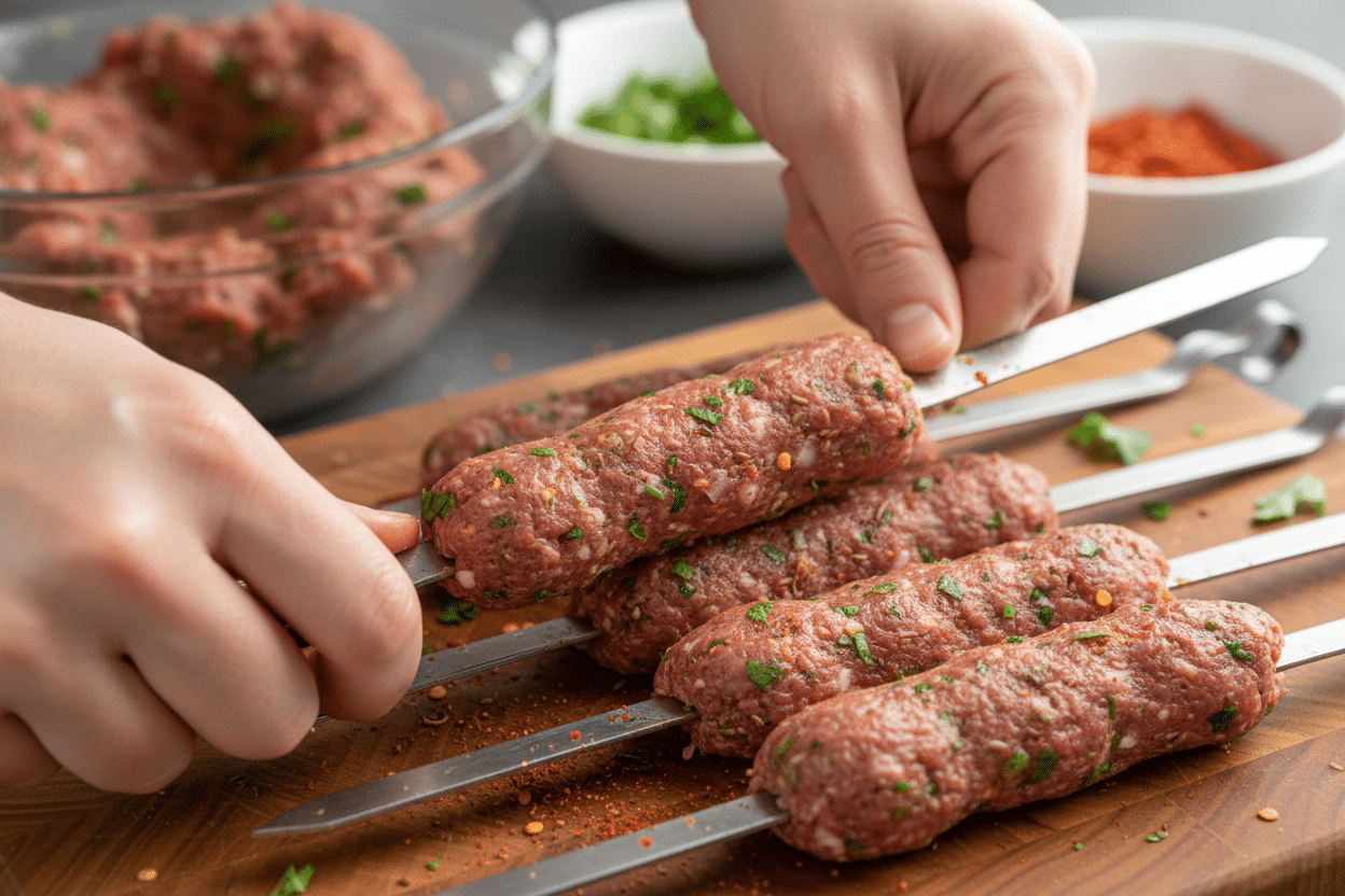 Nigella Lamb Kofta preparation step 2