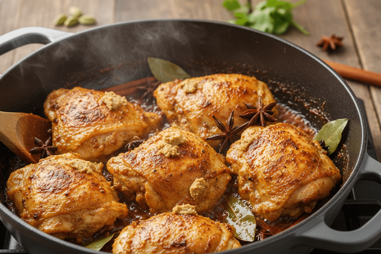 One-Pot Chicken Pulao Recipe preparation step 2