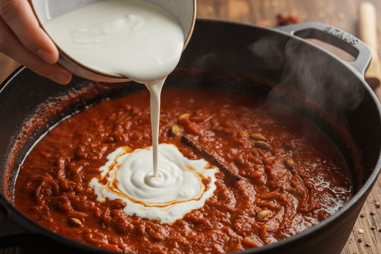 Rogan Josh (Kashmiri Lamb Curry) preparation step 2