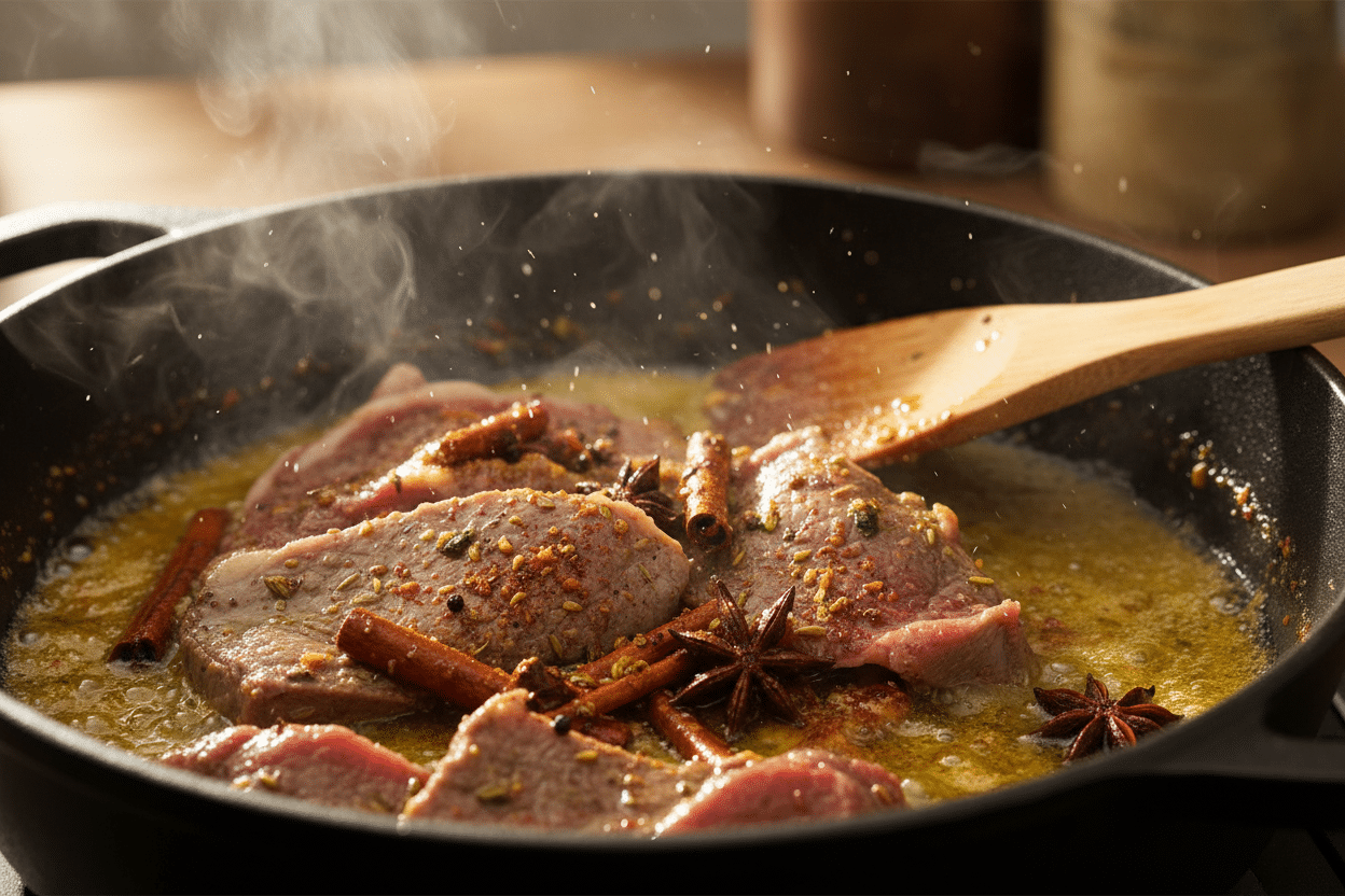 Slow Cooked Beef Nihari preparation step 1