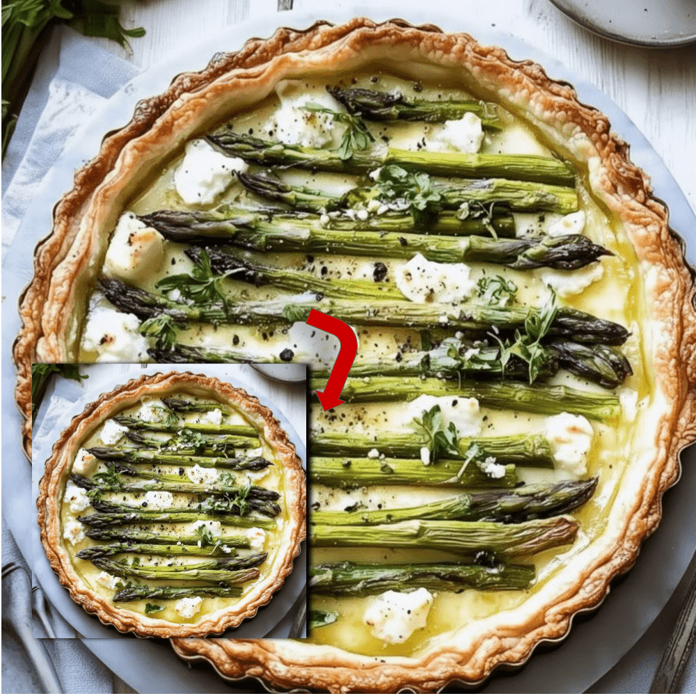 Easy Asparagus Goat Cheese Tart Recipe