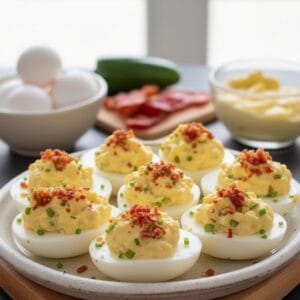 Beef Jalapeno Deviled Eggs: Crispy & Spicy Appetizer