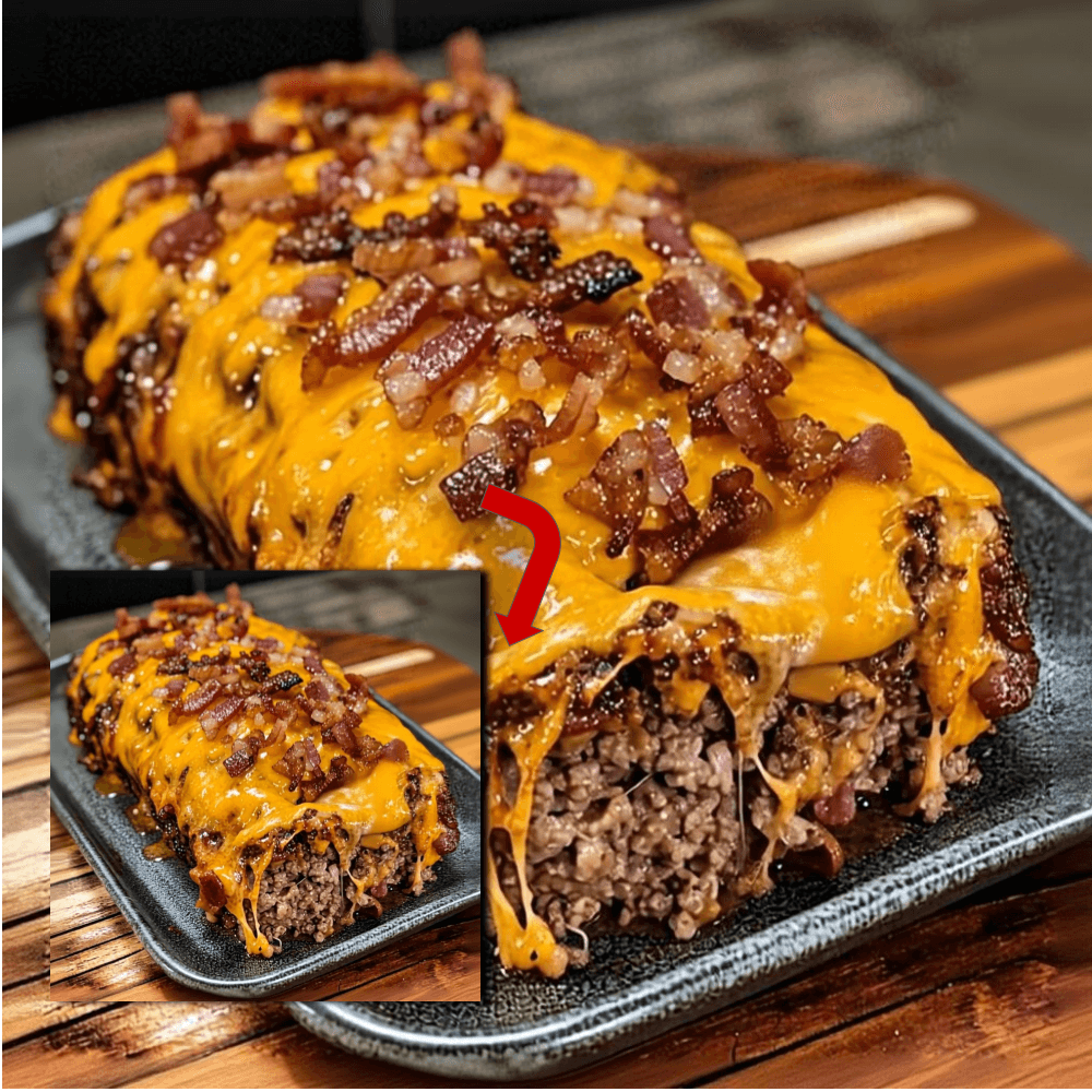 Beef Ranch Cheeseburger Meatloaf Recipe (Easy & Cheesy)