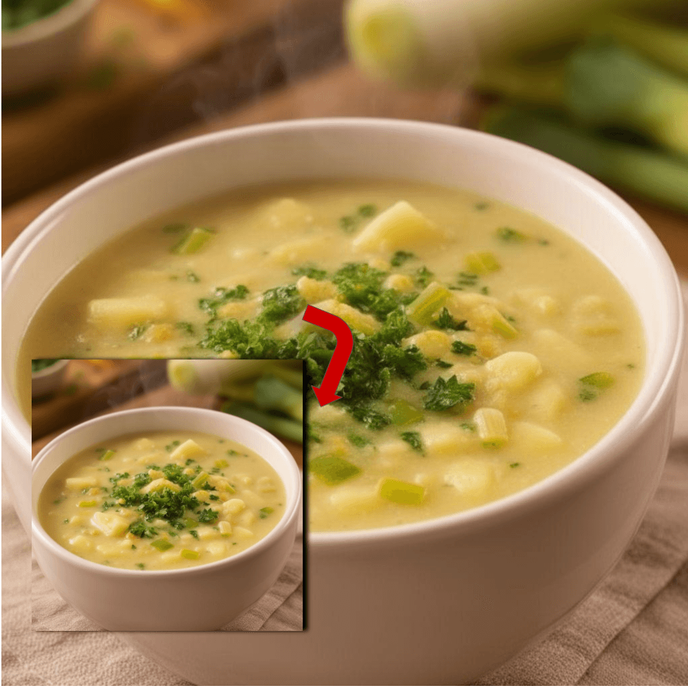 Classic British Leek Potato Soup Recipe (Creamy & Easy)