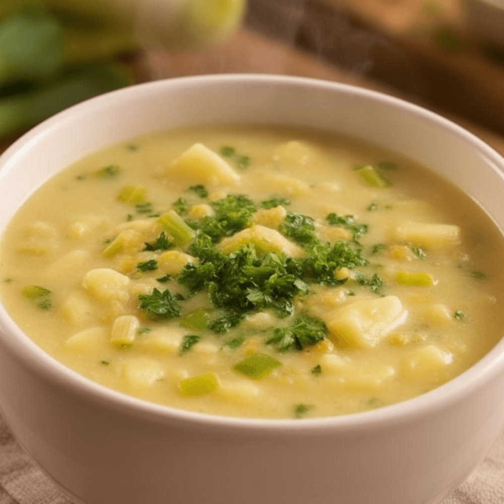Classic British Leek Potato Soup Recipe (Creamy & Easy)