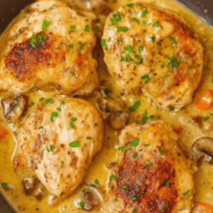 Classic Chicken Fricassee Recipe: Creamy One-Pot Dinner