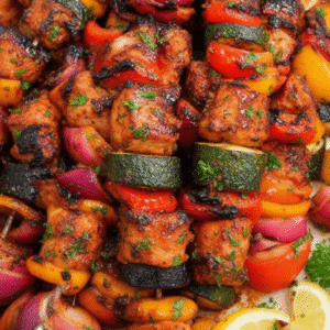 Easy Chicken Kabobs Recipe for the Grill