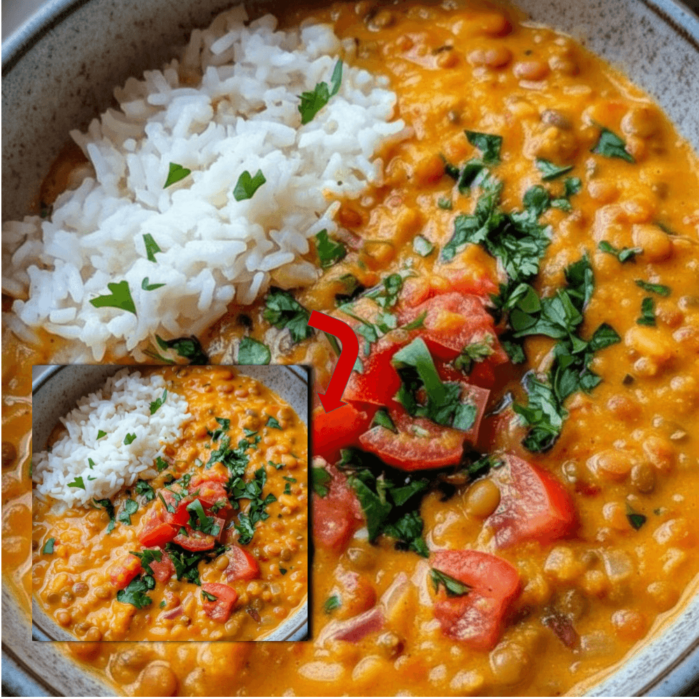 Creamy Lentil Curry with Coconut Milk (40 Minutes)