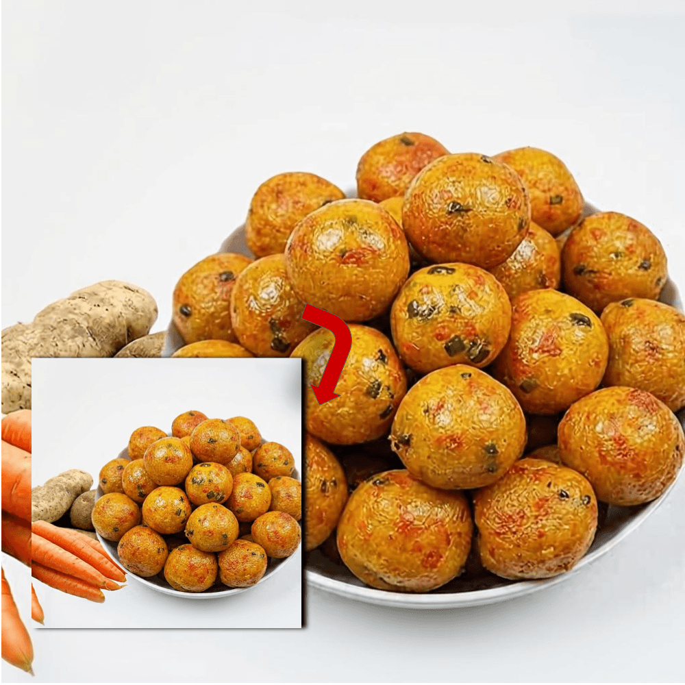 Crispy Carrot Potato Beef Balls: Easy Savory Snack Recipe