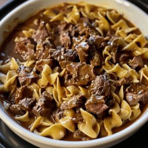 Crockpot Beef Tips and Noodles: Tender & Easy Recipe