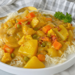Easy Chicken Curry Recipe with Vegetables