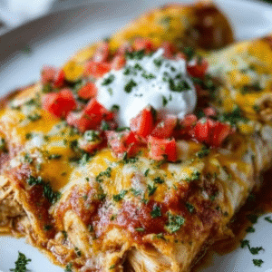 Easy Chicken Enchiladas: Creamy & Cheesy Recipe